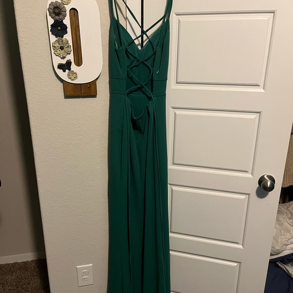 green prom dress - Picture 2 of 4